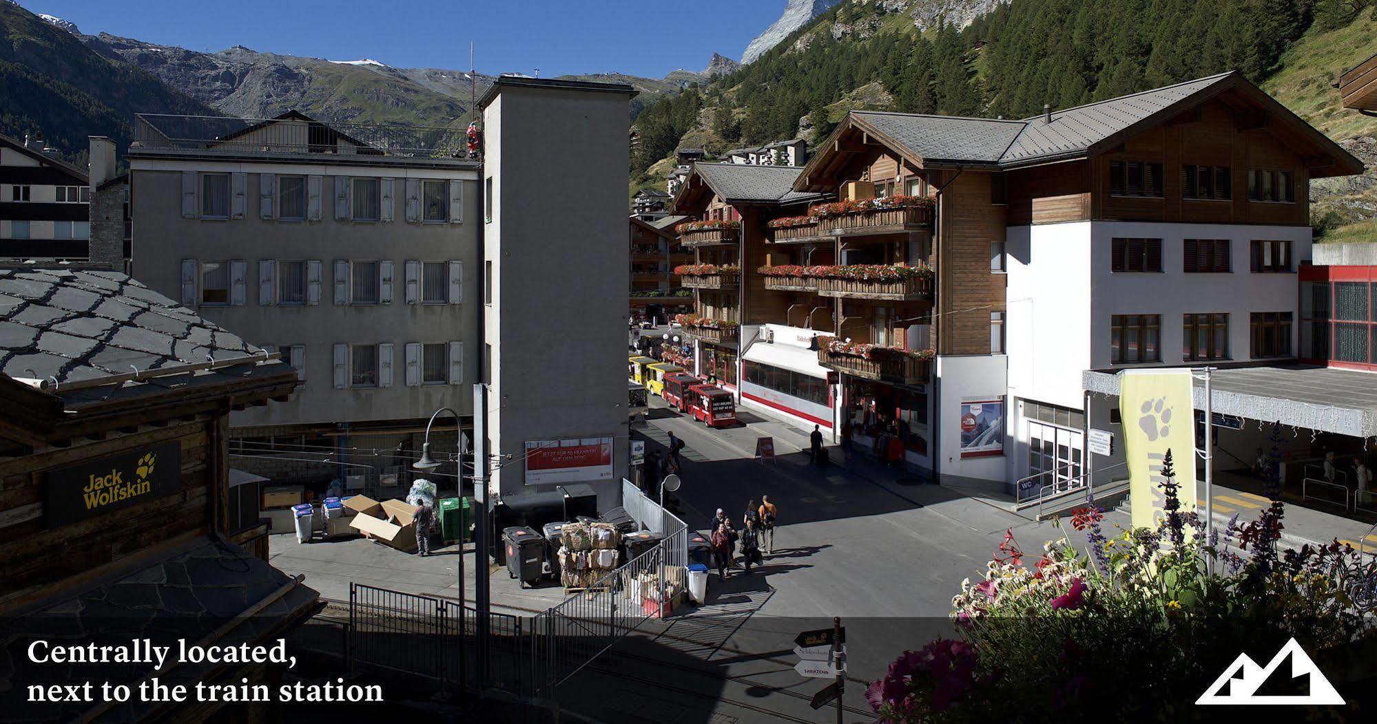 Hotel Bahnhof Zermatt Exterior foto